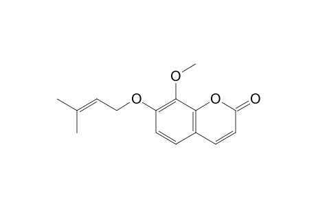 8-methoxy-7-(3-methylbut-2-enoxy)coumarin