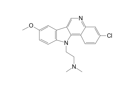 N-[2-(3-Chloro-8-methoxy-11H-indolo[3,2-c]quinolin-11-yl)ethyl]-N,N-dimethylamine