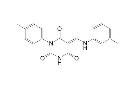 (5E)-1-(4-Methylphenyl)-5-(3-toluidinomethylene)-2,4,6(1H,3H,5H)-pyrimidinetrione