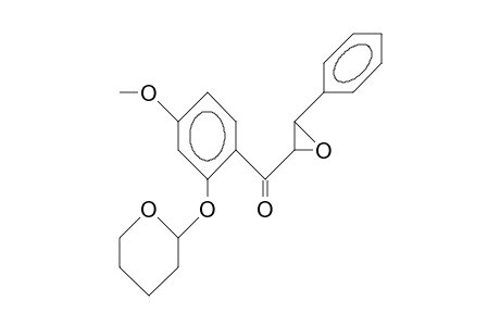 4'-Methoxy-2'-(tetrahydro-pyran-2-yl-oxy)-chalcone epoxide
