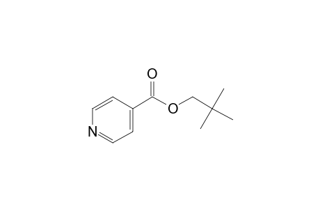 Isonicotinic acid, 2,2-dimethylpropyl ester