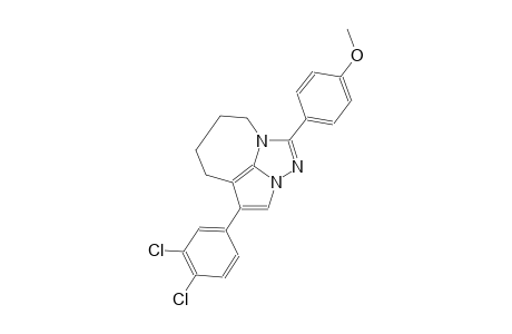 4-(3,4-dichlorophenyl)-1-(4-methoxyphenyl)-5,6,7,8-tetrahydro-2,2a,8a-triazacyclopenta[cd]azulene