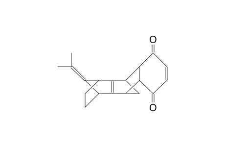 16-Isopropylidene-anti, anti-pentacyclo(6.6.1.1/10,13/.0/2,7/.0/9,14/hexadeca-4,9(14)-diene-3,6-dione