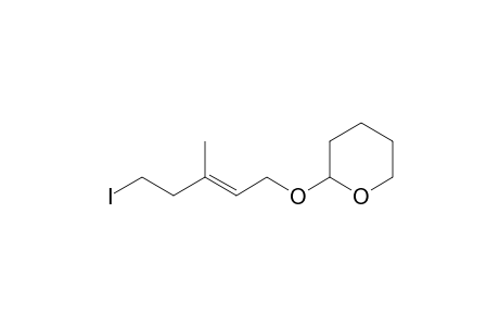 2-[(E)-5-iodanyl-3-methyl-pent-2-enoxy]oxane