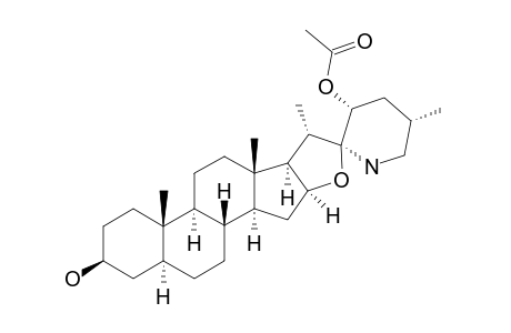 (23R)-23-ACETOXY-TOMATIDINE;(23R,25S)-23-ACETOXY-5-ALPHA,22-BETA-N-SPIROSOLAN-3-BETA-OL