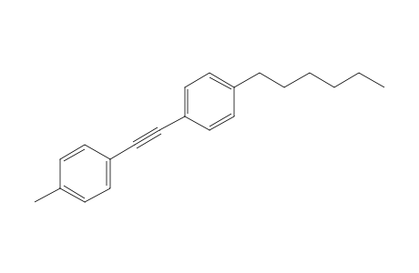 1-n-Hexyl-4-[(p-tolyl)ethynyl]benzene