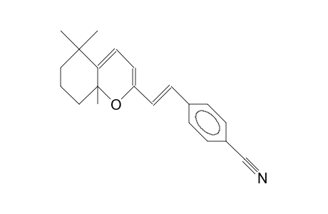 1,7,7-Trimethyl-3-([E]-2-[4-cyano-phenyl]-ethenyl)-2-oxa-B icyclo(4.4.0)deca-3,5-diene