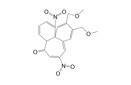 (10R,11R)-1,7-pintro-10,11-bismethoxymethyl-dibenzo[c,d]cycloheptane-5-one