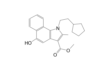 methyl 1-(2-cyclopentylethyl)-5-hydroxy-2-methyl-1H-benzo[g]indole-3-carboxylate