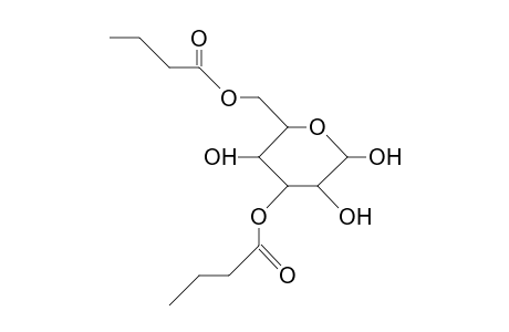 3,6-Di-O-butyryl.alpha.-D-glucopyranoside
