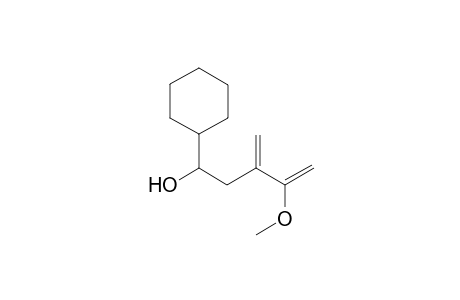 1-Cyclohexyl-4-methoxy-3-methylene-4-penten-1-ol
