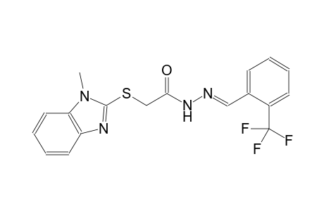 acetic acid, [(1-methyl-1H-benzimidazol-2-yl)thio]-, 2-[(E)-[2-(trifluoromethyl)phenyl]methylidene]hydrazide