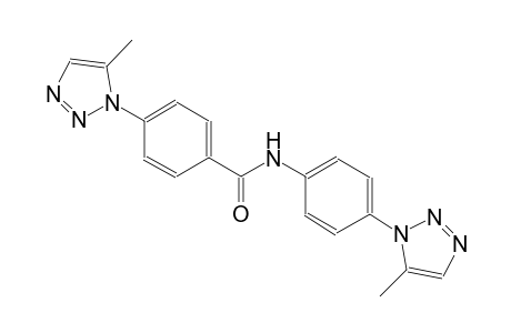 benzamide, 4-(5-methyl-1H-1,2,3-triazol-1-yl)-N-[4-(5-methyl-1H-1,2,3-triazol-1-yl)phenyl]-