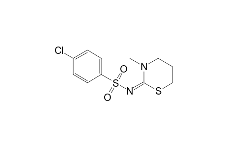 N-[3'-Methyl-(tetrahydro)-2H-1',3'-thiazin-2'-ylidene]-4-chlorobenzene-sulfonamide