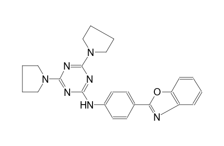 1,3,5-triazin-2-amine, N-[4-(2-benzoxazolyl)phenyl]-4,6-di(1-pyrrolidinyl)-