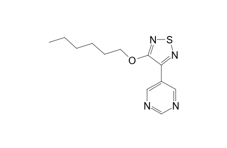 5-(4-HEXYLOXY-[1,2,5]-THIADIAZOL-3-YL)-PYRIMIDINE