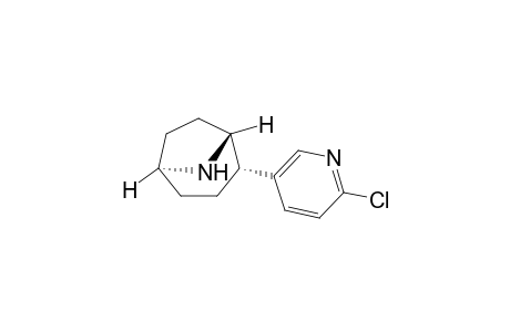 (1R,2S,5S)-2.alpha.-(2-Chloro-5-pyridinyl)-8-azabicyclo[3.2.1]octane