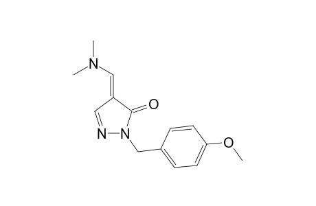 (2E)-4-Dimethylaminomethylene-2-(4-methoxybenzyl)-2,4-dihydroxy-3H-pyrazol-3-one
