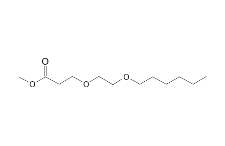 3-[2-(hexyloxy)ethoxy]propionic acid, methyl ester