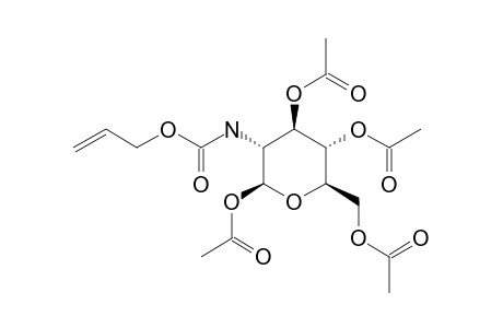 acetic acid [(2S,3R,4R,5S,6R)-2,5-diacetoxy-6-(acetoxymethyl)-3-(allyloxycarbonylamino)tetrahydropyran-4-yl] ester