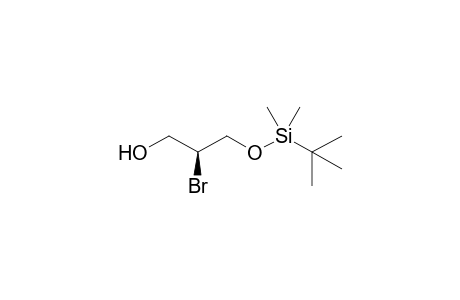 (2S)-2-bromanyl-3-[tert-butyl(dimethyl)silyl]oxy-propan-1-ol