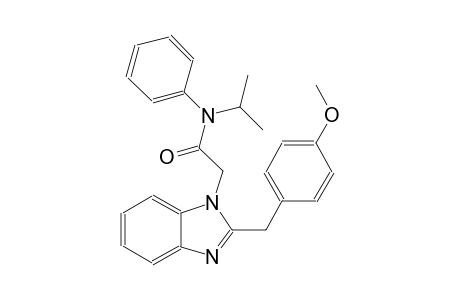1H-benzimidazole-1-acetamide, 2-[(4-methoxyphenyl)methyl]-N-(1-methylethyl)-N-phenyl-