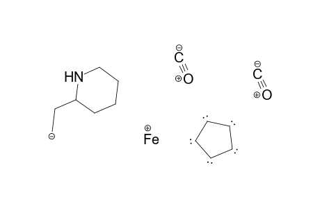 Iron, dicarbonyl(.eta.5-2,4-cyclopentadien-1-yl)[2-(2-piperidinyl)ethyl]-