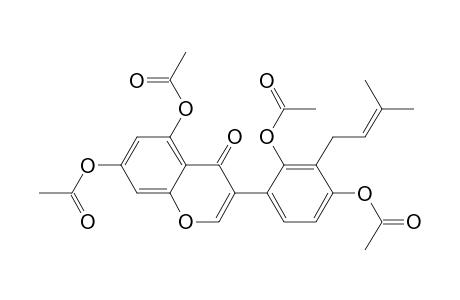 4H-1-Benzopyran-4-one, 5,7-bis(acetyloxy)-3-[2,4-bis(acetyloxy)-3-(3-methyl-2-butenyl)phenyl]-