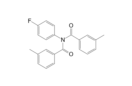 N-(4-Fluorophenyl)-3-methyl-N-(3-methylbenzoyl)benzamide
