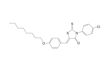 (5Z)-3-(4-chlorophenyl)-5-[4-(octyloxy)benzylidene]-2-thioxo-1,3-thiazolidin-4-one