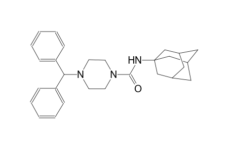 N-(1-adamantyl)-4-benzhydryl-1-piperazinecarboxamide