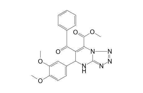 6-Benzoyl-5-(3,4-dimethoxyphenyl)-1,5-dihydrotetrazolo[1,5-a]pyrimidine-7-carboxylic acid methyl ester