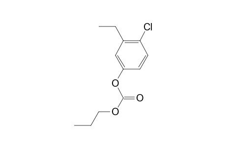 4-Chloro-3-ethylphenol, o-(N-propyloxycarbonyl)-