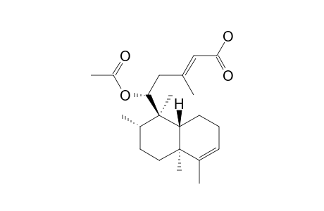 11R*-ACETOXYNEOClERODA-3,13-E-DIEN-15-OIC-ACID;11R*-ACETOXYKOLAVENIC-ACID