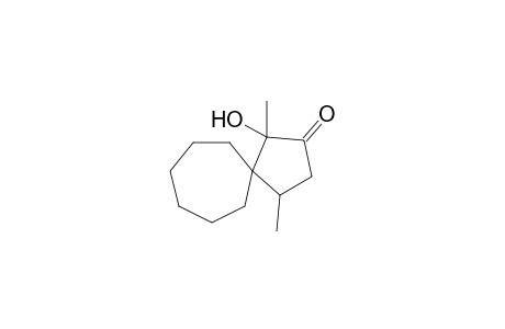 1,4-Dimethyl-1-hydroxy-spiro[4.6]undecan-2-one