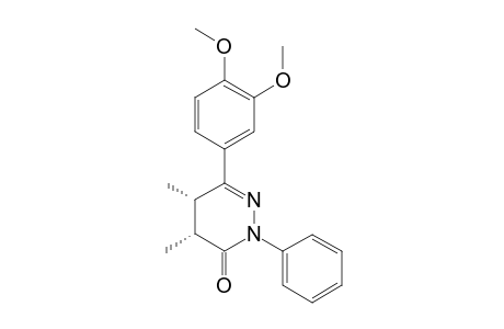 CIS-6-(3,4-DIMETHOXYPHENYL)-4,5-DIMETHYL-2-PHENYL-4,5-DIHYDRO-2H-PYRIDAZIN-3-ONE