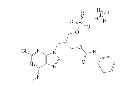 PHENYL-CARBAMIC-ACID-3-(2-CHLORO-6-METHYLAMINO-PURIN-9-YL)-2-PHOSPHONOOXY-METHYL-PROPYLESTER-AMMONIUM-SALT