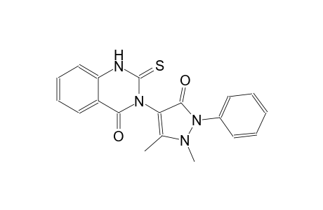 4(1H)-quinazolinone, 3-(2,3-dihydro-1,5-dimethyl-3-oxo-2-phenyl-1H-pyrazol-4-yl)-2,3-dihydro-2-thioxo-