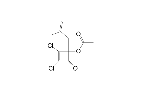 4-Acetoxy-2,3-dichloro-4-(2methyl-2-propenyl)-2-cyclobutenone