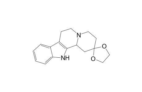 2,2-(Ethylenedioxy)-1,2,3,4,6,7,12,12b-octahydroindolo[2,3-a]quinolizine