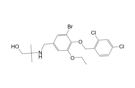 2-({3-bromo-4-[(2,4-dichlorobenzyl)oxy]-5-ethoxybenzyl}amino)-2-methyl-1-propanol