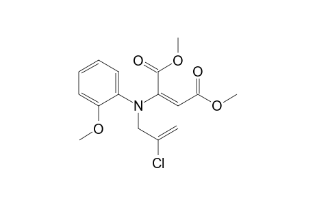 [o-Methoxy-N-(2-chloro-allyl)-anilino]-maleic acid dimethyl ester
