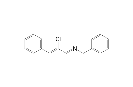 N-(2-Chloro-3-phenyl-2-propenylidene)benzylamine