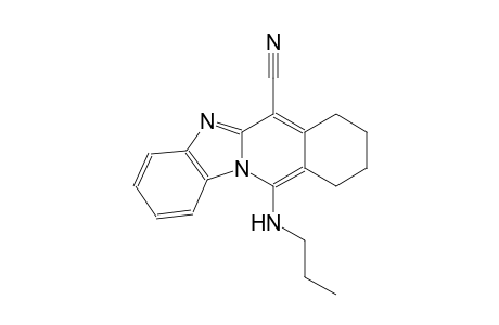 11-(propylamino)-7,8,9,10-tetrahydrobenzimidazo[1,2-b]isoquinoline-6-carbonitrile