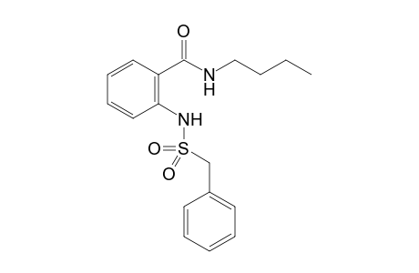 N-Butyl-2-[(phenylmethyl)sulfonamido]benzamide