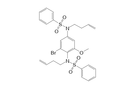 N-[3-bromanyl-4-[but-3-enyl(phenylsulfonyl)amino]-5-methoxy-phenyl]-N-but-3-enyl-benzenesulfonamide