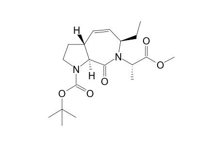 tert-butyl (3aR,6R,8aS)-6-ethyl-7-[(1S)-2-methoxy-1-methyl-2-oxo-ethyl]-8-oxo-3,3a,6,8a-tetrahydro-2H-pyrrolo[2,3-c]azepine-1-carboxylate