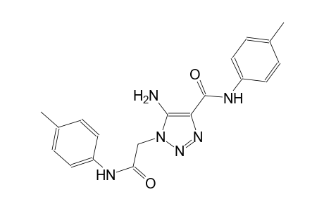 5-amino-N-(4-methylphenyl)-1-[2-oxo-2-(4-toluidino)ethyl]-1H-1,2,3-triazole-4-carboxamide
