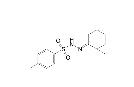 p-toluenesulfonic acid, (2,2,5-trimethylcyclohexylidene)hydrazide