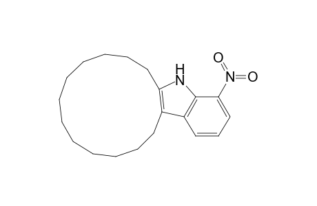 5H-Cyclotetradec[b]indole, 6,7,8,9,10,11,12,13,14,15,16,17-dodecahydro-4-nitro-